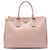 Borsa Prada Large Saffiano Lux Galleria Double Zip Marrone