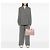 Borsa Prada Large Saffiano Lux Galleria Double Zip Marrone - vista 6