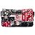 Borsa a tracolla Single Flap Chanel Jumbo in nylon stampato e patchwork di jersey nera Nero
