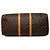 Borsa da viaggio Louis Vuitton Monogram Keepall 55 Marrone - vista 3