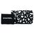 Borsa a tracolla Chanel Medium Chevron Tweed Paint Splatter Double Flap Nera Nero - vista 7