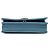 Bolsa Chanel Boy Wallet On Chain em pele de cordeiro acolchoada azul - vista 3