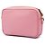 Mini borsa a tracolla Prada Saffiano Lux rosa - vista 2