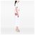 Mini borsa a tracolla Prada Saffiano Lux rosa - vista 5