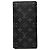 Portafoglio lungo Louis Vuitton Monogram Eclipse Brazza nero