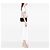 Borsa a tracolla Chanel Medium Classic Double Flap in vernice nera Nero - vista 6