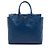 Borsa Tote Aperta Prada Saffiano Lux Blu