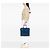 Borsa Tote Aperta Prada Saffiano Lux Blu - vista 6