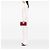 Prada Saffiano Envelope Pushlock Clutch Rot - Ansicht 6