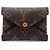 Tarjetero Louis Vuitton Monogram Pochette Kirigami Marrón Castaño