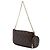Borsa Satchel Louis Vuitton Monogram Multi Pochette Accessoires Marrone - vista 2