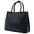 Borsa Double Satchel Prada Medium in pelle Saffiano nera Nero - vista 2