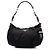 Borsa Hobo plissettata Prada Tessuto nera Nero