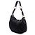 Borsa Hobo plissettata Prada Tessuto nera Nero - vista 2