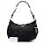 Borsa Hobo plissettata Prada Tessuto nera Nero - vista 7