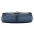 Borsa a tracolla Chanel CC in vitello trapuntato blu ombre - vista 3