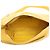 Borsa da vita Classic Bi Chanel in lambskin matelassé giallo - vista 4