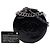 Borsa Satchel Chanel CC Round as Earth in vernice nera Nero - vista 7