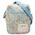 Fendi Zucca Messenger-Tasche aus blauem Nylon