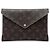 Borsa a pochette Louis Vuitton Monogram Pochette Kirigami GM marrone