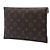 Borsa a pochette Louis Vuitton Monogram Pochette Kirigami GM marrone - vista 2
