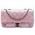 Pink Chanel Medium Quilted Metallic Calfskin Coco Pleats Chain Flap Crossbody Bag