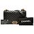 Chanel Boy Flap Crossbody Bag aus schwarzem gestepptem Lammleder, Größe Old Medium, mit Gripoix - Ansicht 8