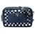 Borsa Camera Prada Mini in Denim Blu con Borchie Bijoux