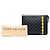 Borsa a pochette Louis Vuitton Damier Graphite Stripe Pochette Voyage MM nera Nero - vista 7
