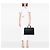 Borsa business Prada in pelle Saffiano nera con tasca frontale con zip Nero - vista 6