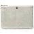 Clutch Chanel Medium Chevron Metallic Calfskin O Case Silver Argento