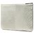 Clutch Chanel Medium Chevron Metallic Calfskin O Case Silver Argento - vista 2