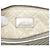 Clutch Chanel Medium Chevron Metallic Calfskin O Case Silver Argento - vista 5