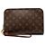 Borsa a pochette Louis Vuitton Monogram Orsay Marrone