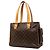 Borsa Tote Louis Vuitton Monogram Multipli Cite Marrone - vista 2