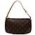 Louis Vuitton Monogram Pochette Accessoires Schultertasche Braun