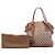 Borsa Satchel Dome Medium GG Canvas con charm Gucci Beige - vista 7