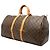 Borsa da viaggio Louis Vuitton Monogram Keepall 55 Marrone - vista 2