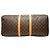 Borsa da viaggio Louis Vuitton Monogram Keepall 55 Marrone - vista 3
