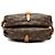 Borsa a tracolla Louis Vuitton Monogram Saumur 30 Marrone - vista 3