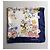 Foulard in seta Christian Dior Rosa Bianco Blu Verde Giallo - vista 7