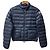 Casaco curto de penas Moncler LANS Azul