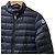Casaco curto de penas Moncler LANS Azul - vista 2