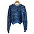 Autre Marque TOGA PULLA Wollstrick-Pullover Blau