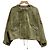 Autre Marque Chaqueta de cuero gamuza Sisii Verde