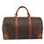 Céline CELINE Macadam Canvas Boston Bag PVC Leder Braun Gold - Ansicht 2