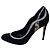 Autre Marque Gianvito Rossi Pumps mit spitzer Kappe aus Wildleder und Python Schwarz Roh - Ansicht 3