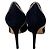 Autre Marque Gianvito Rossi Pumps mit spitzer Kappe aus Wildleder und Python Schwarz Roh - Ansicht 4