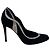 Autre Marque Gianvito Rossi Pumps mit spitzer Kappe aus Wildleder und Python Schwarz Roh - Ansicht 5