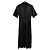 Autre Marque STAND STUDIO Hemdkleid aus Öko-Leder Schwarz - Ansicht 2